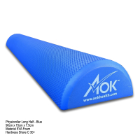 PhysioRoller -  Long Half - Blue
